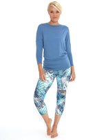 Low Tie Back 3/4 Sleeve Top