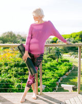 Low Tie Back 3/4 Sleeve Top