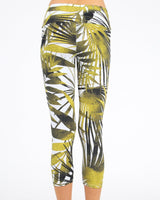 Golden-Leaves-Second-Skin-Leggings-3/4-Length-PT426