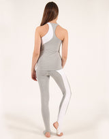 Grey-/-White-Colour-Block-Leggings-with-Open-Heel-PL133