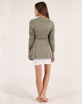 Khaki-Collar-Jacket-with-Tie-Waist-TL095