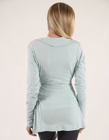 Skyblue-Collar-Jacket-with-Tie-Waist-TL095