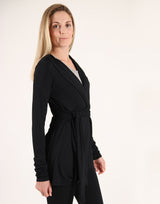 Black-Collar-Jacket-with-Tie-Waist-TL095