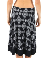 Black-Print-Stylish-Viscose-Midi-Skirt-AC103