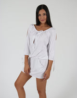 White-Dress-Top-With-Split-Sleeves-AC068
