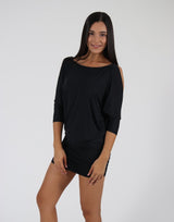 Black-Batwing-Dress-Top-AC247