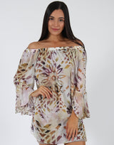 Ethnic-Off-the-Shoulder-Dress-AC358