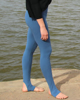 Blue-Horizon-Cotton-Rich-Open-Heel-Yoga-Leggings-PL233