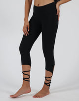 Black-3/4-Leggings-with-Thin-Ties-PT256