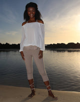 Mocca-3/4-Leggings-with-Thin-Ties-PT256