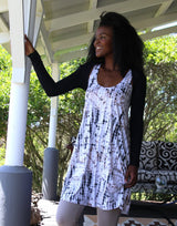 Black-Long-Sleeve-Bolero-Top-TL107