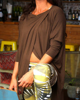 Chocolate-Long-Sleeve-Cross-Over-Front-Top-TL114