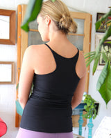 Black-Racer-Back-Vest-with-Built-in-Bra-TS070