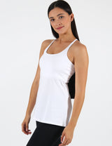White-Loose-X-Back-Support-Vest-(Cotton-Rich)-TS456
