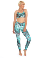 Green-Snake-Skin-Shaped-Bodysculpt-Leggings-PL353