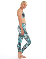 Green-Snake-Skin-Shaped-Bodysculpt-Leggings-PL353