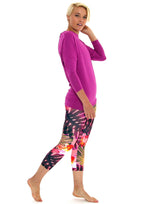Floral-Bodysculpt-7/8-Length-Legging-PT358