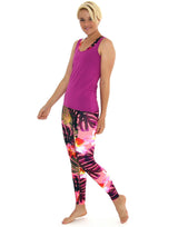 Magenta-Loose-Fit-Longline-Vest-Top-TS203