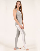 Grey-/-White-Colour-Block-Leggings-with-Open-Heel-PL133