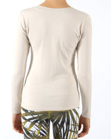 Sand-V-Neck-Long-Sleeve-Top-TL110