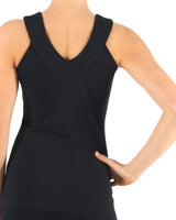 Black-Sleeveless-V-Neck-Top-TS054