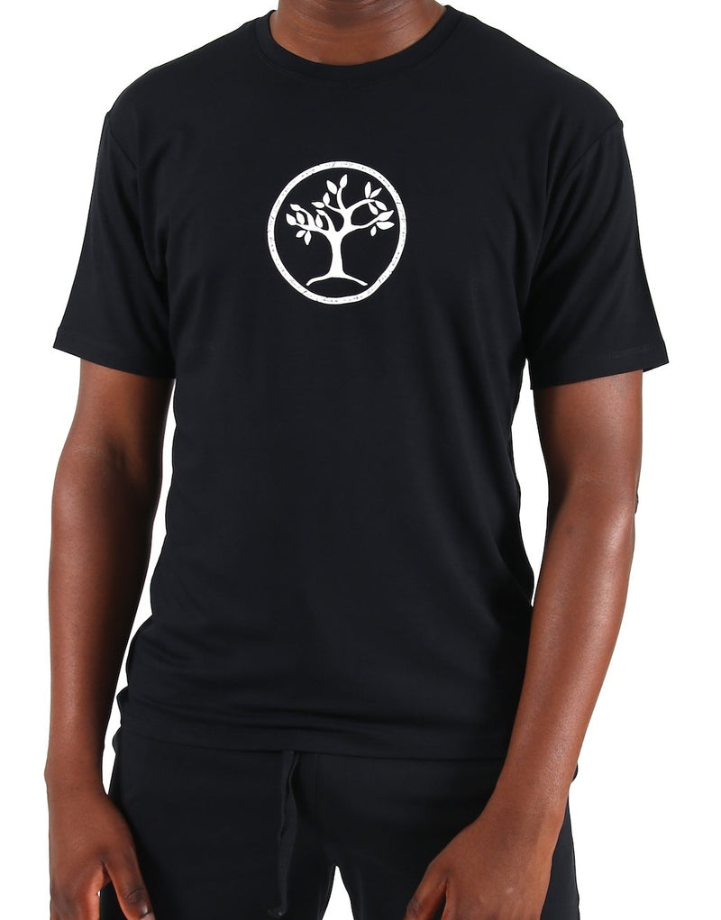 Black-Tree-of-Life-Mens-Slim-Fit-T-Shirt-MTS004