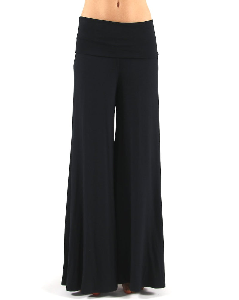 Black-Viscose-Palazzo-Pants-Longer-Length-PL060