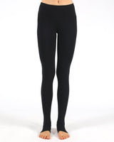 Black-Cotton-Rich-Open-Heel-Yoga-Leggings-PL233