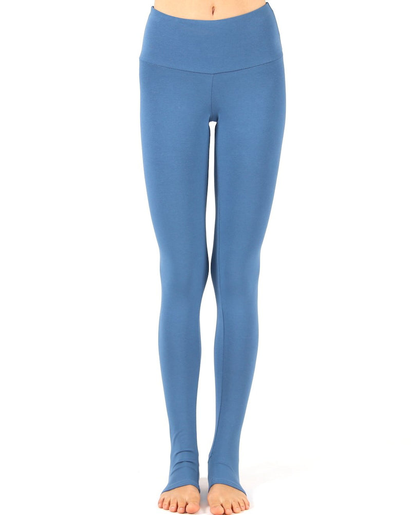 Blue-Horizon-Cotton-Rich-Open-Heel-Yoga-Leggings-PL233