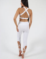 White-3/4-Leggings-with-Thin-Ties-PT256