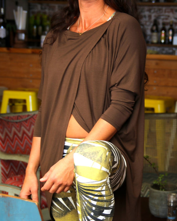Chocolate-Long-Sleeve-Cross-Over-Front-Top-TL114