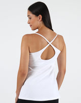 White-Loose-X-Back-Support-Vest-(Cotton-Rich)-TS456