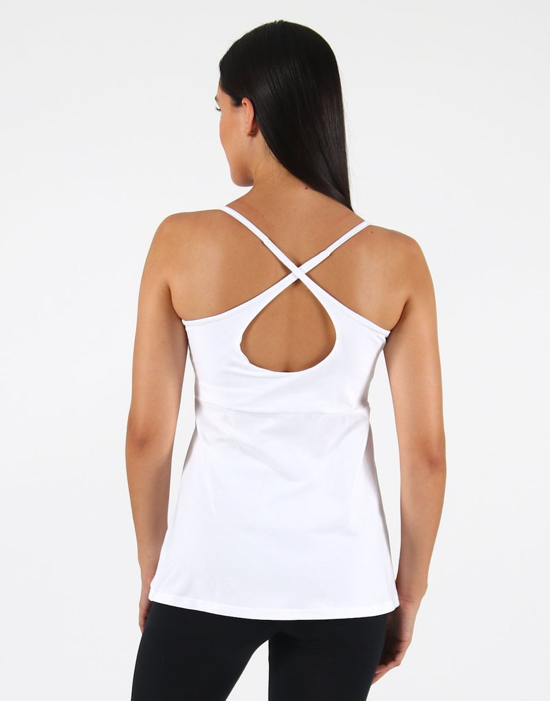 White-Loose-X-Back-Support-Vest-(Cotton-Rich)-TS456