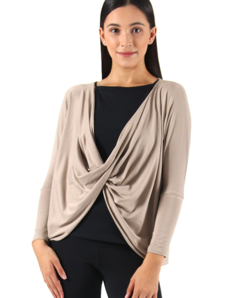 Mocca-Twist-Front-Long-Sleeve-Top-TL113