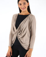 Mocca-Twist-Front-Long-Sleeve-Top-TL113